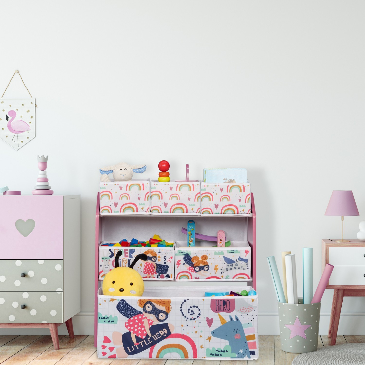 Kinderregal mit 6 Schubladen