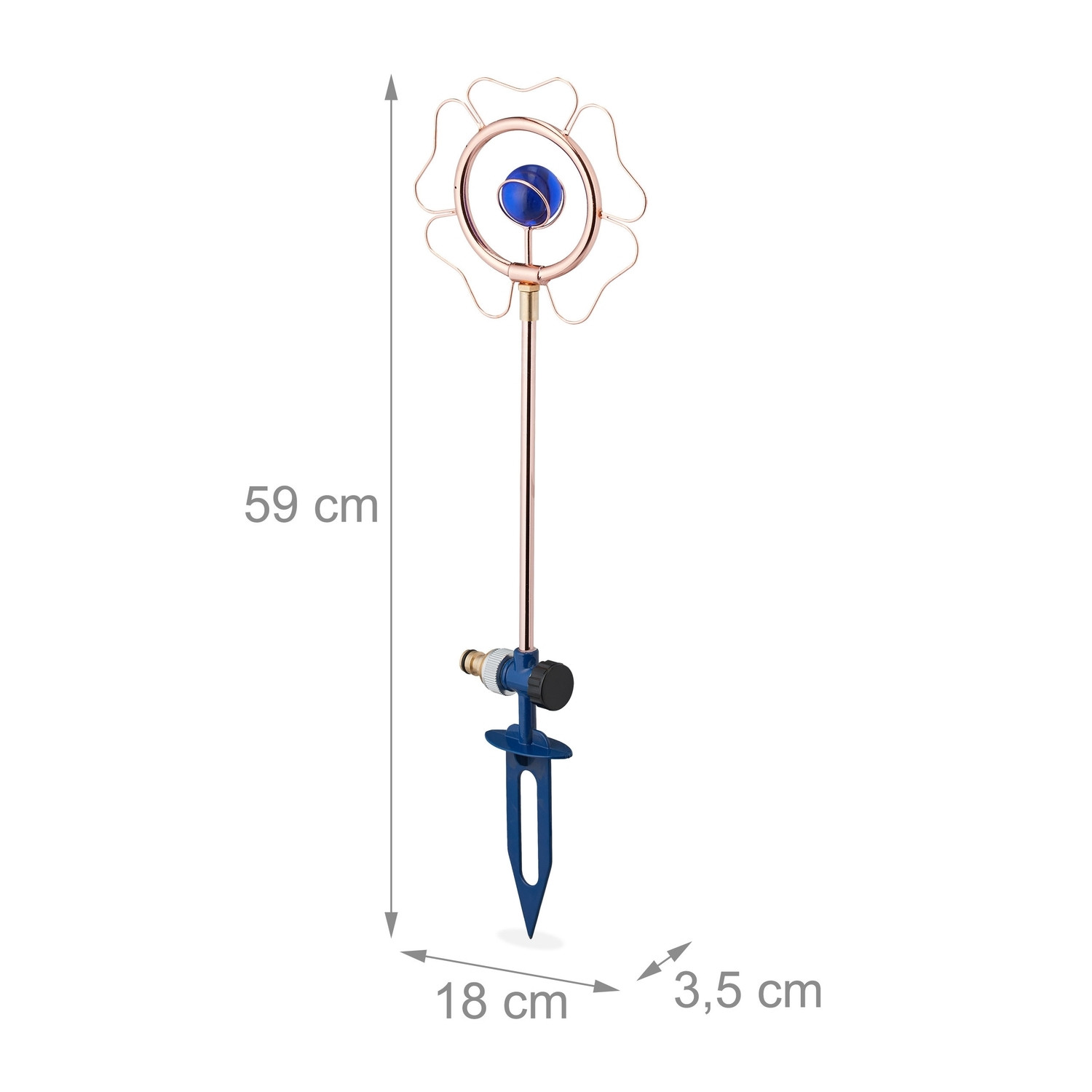 Bloemvormige tuinsproeier