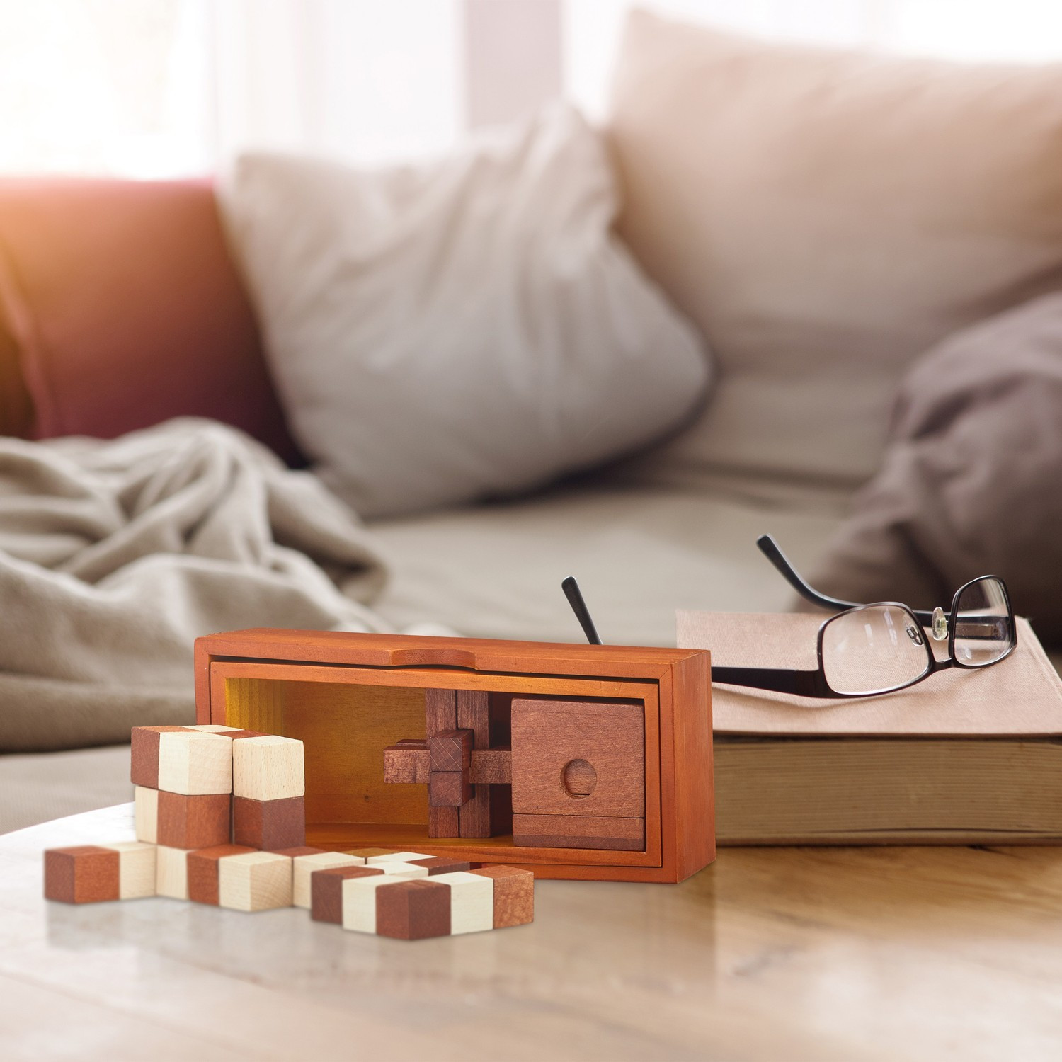 De houten puzzel