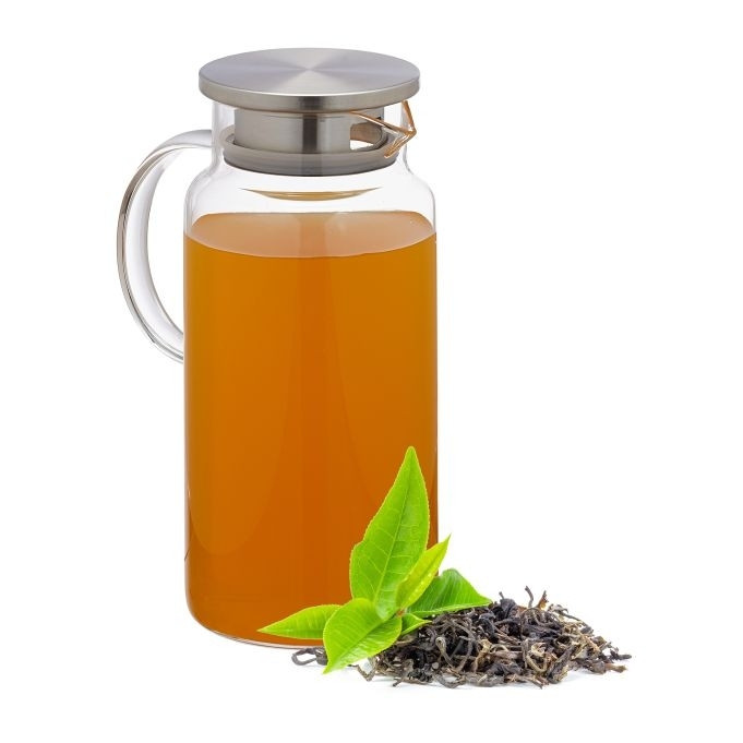 Glaskaraffe mit Deckel 1,5 Liter