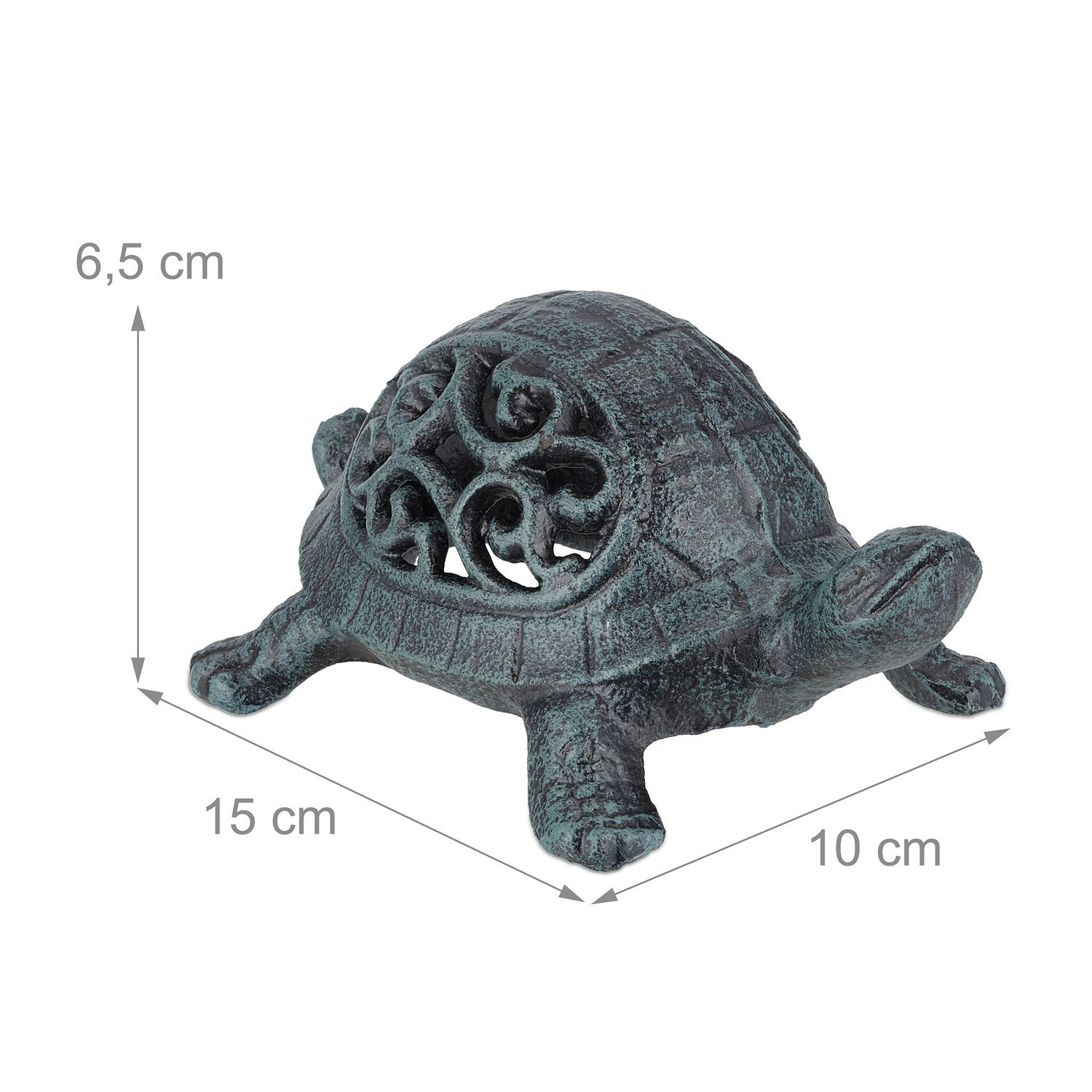 Deco schildpad gietijzer