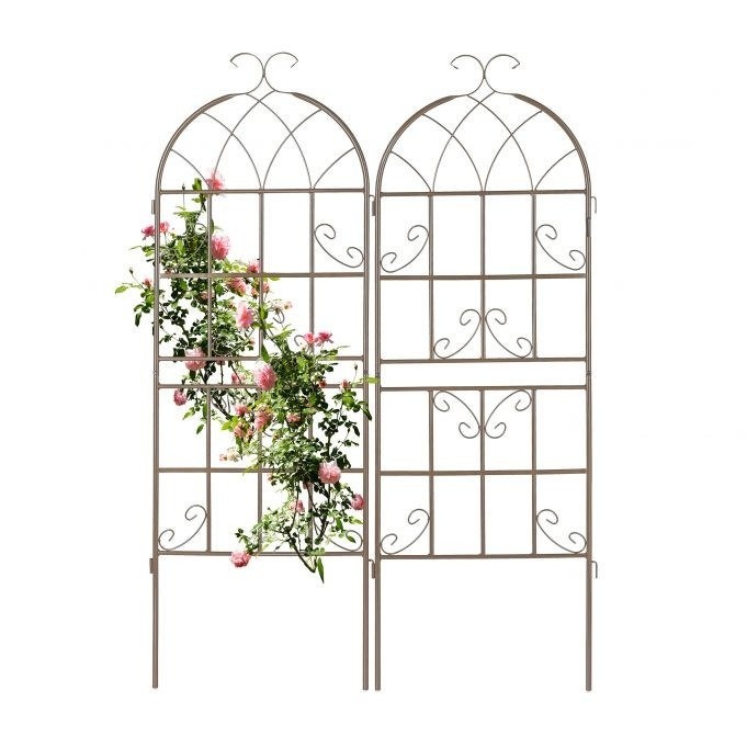Trellis 150 cm set van 2 bruin