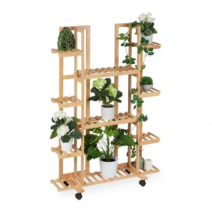 Bamboe bloemenplank