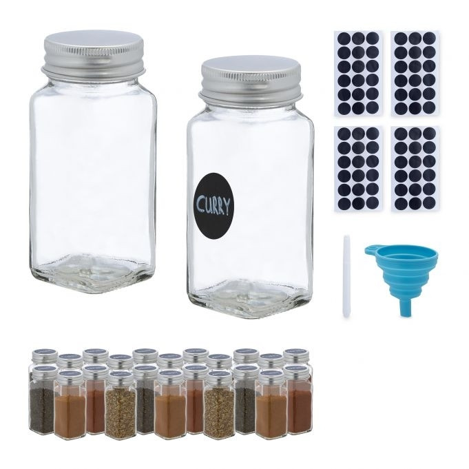Lot de 24 pots à épices