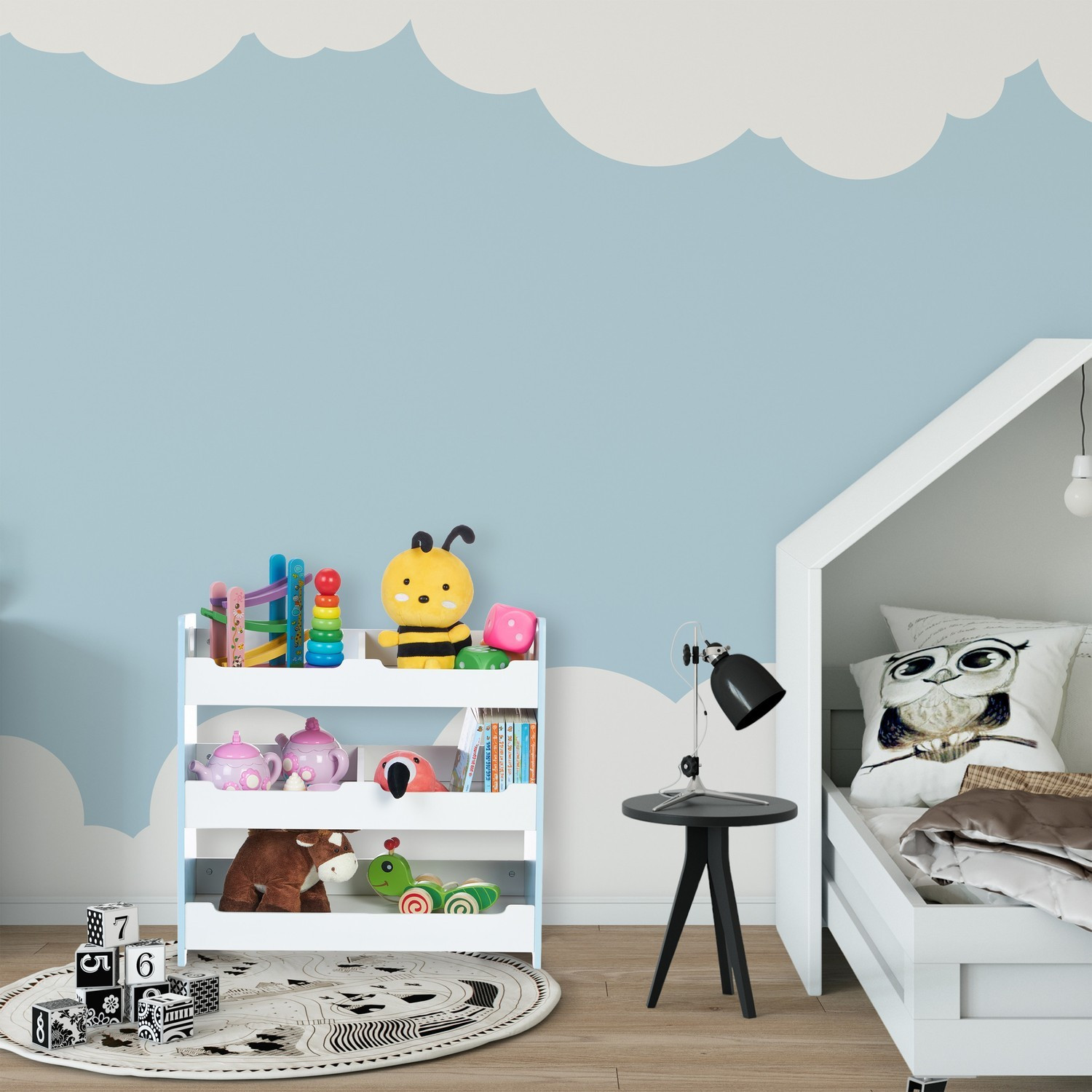 Kinderregal mit 5 Fächern
