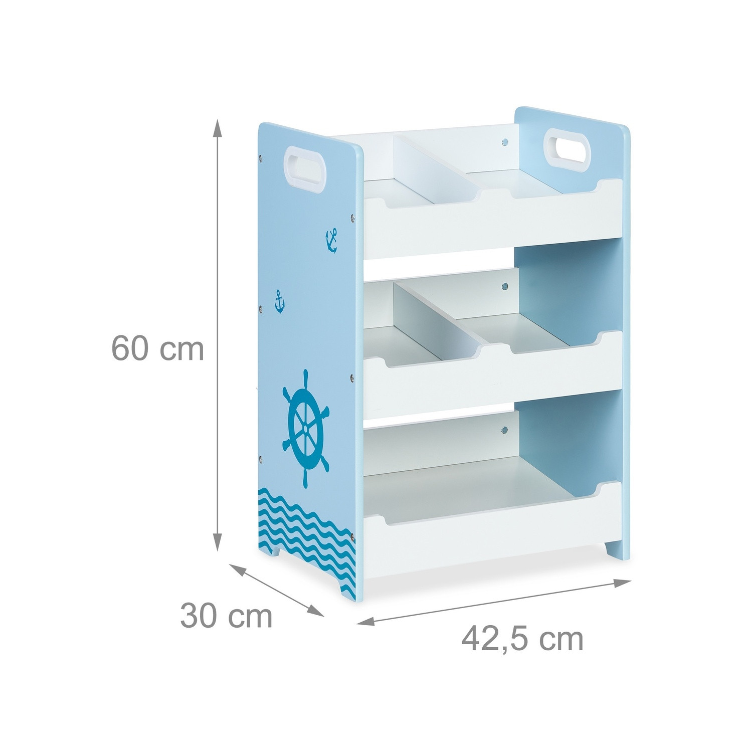Scaffale per bambini con 5 scomparti