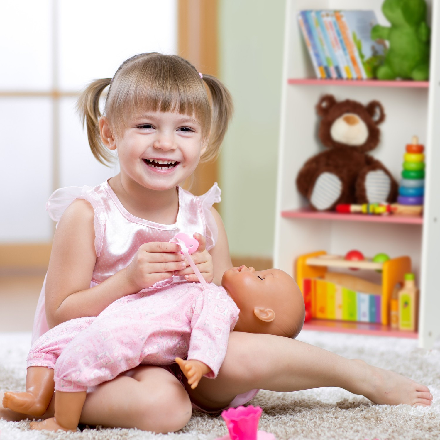 Prateleira infantil com 3 compartimentos