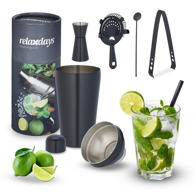 Cocktailshaker-Set in 5 Teilen