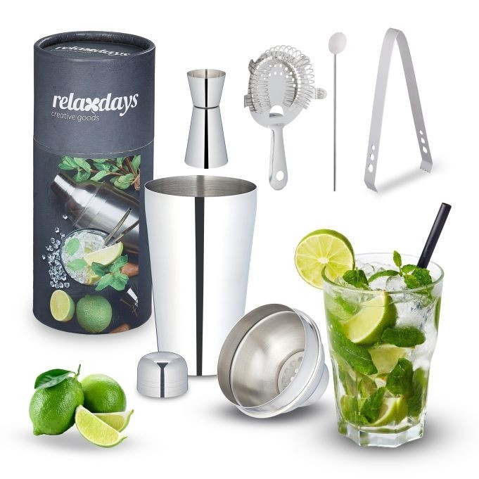 Cocktailshaker-Set in 5 Teilen