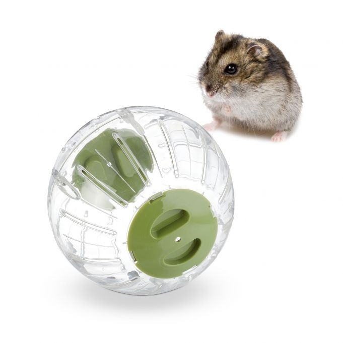 Hamsterbal met groene deksel