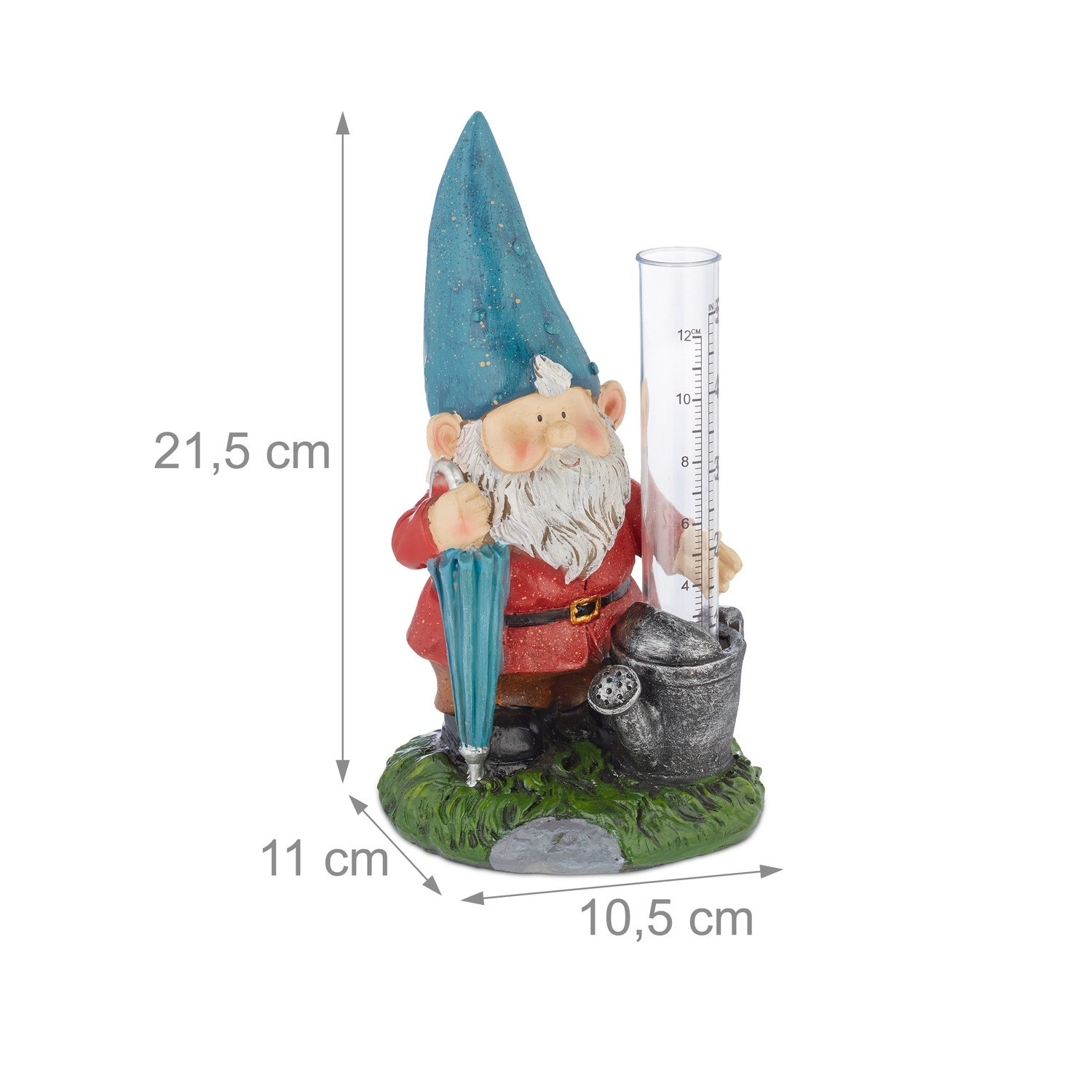 Regenmesser Gartenzwerg