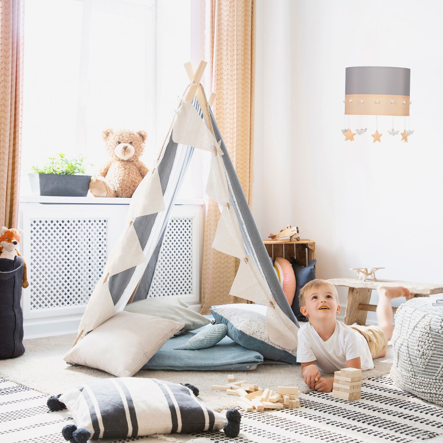 Hanglamp kinderkamer hemel