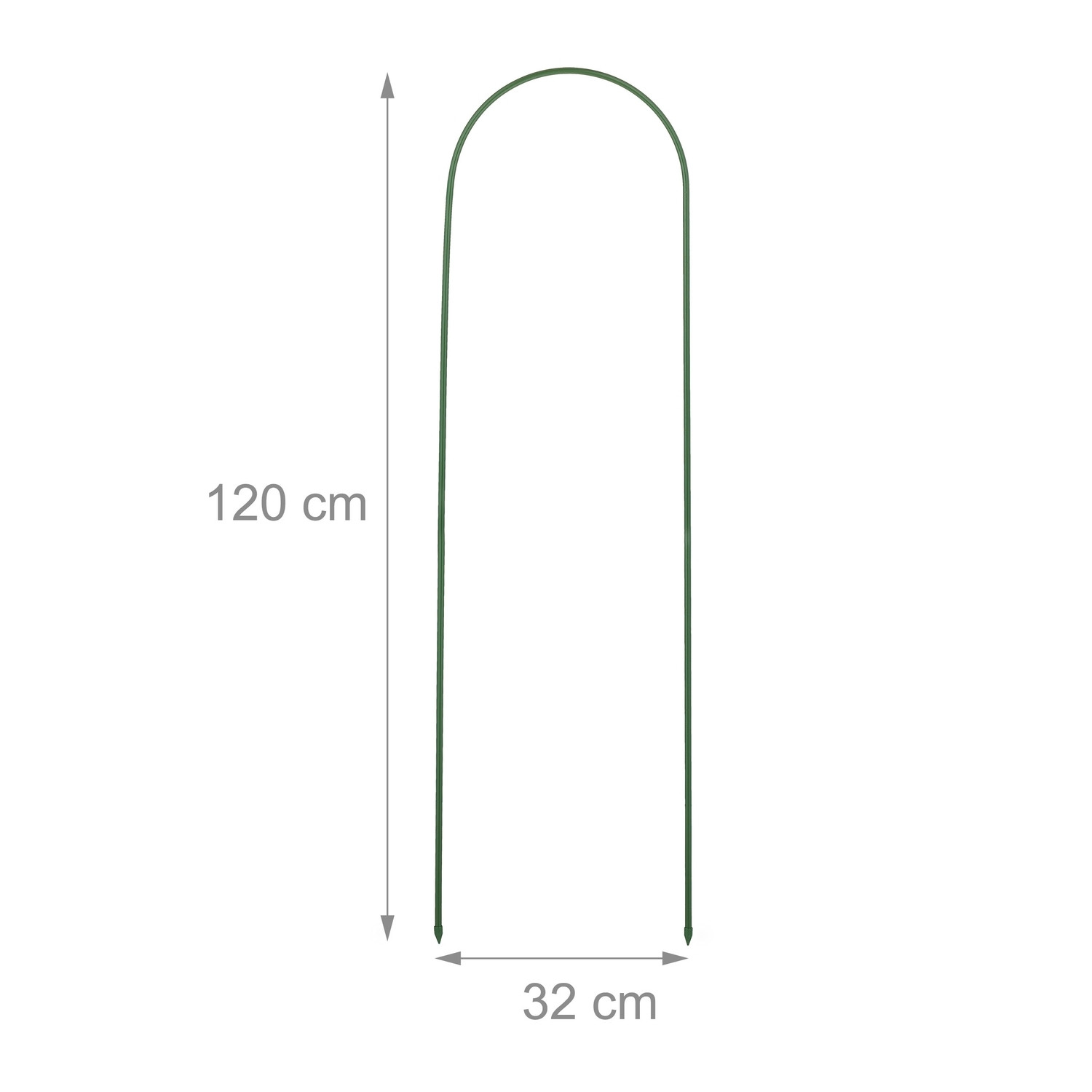 Kletterhilfen in Bogenform 6er Set
