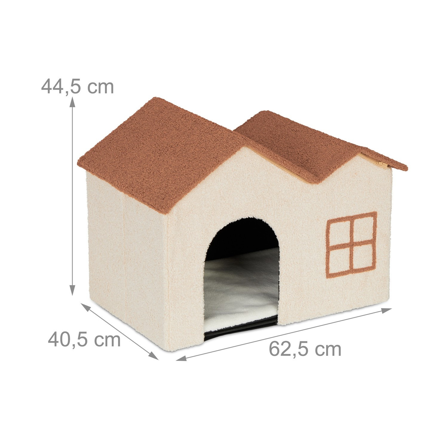 Grotte pour chat beige