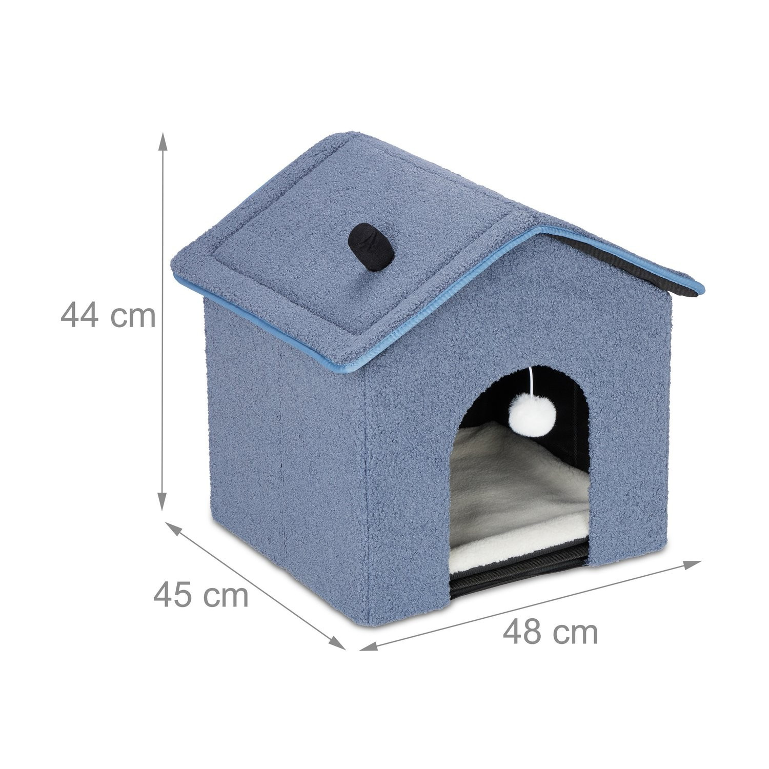 Kattengrot in blauw