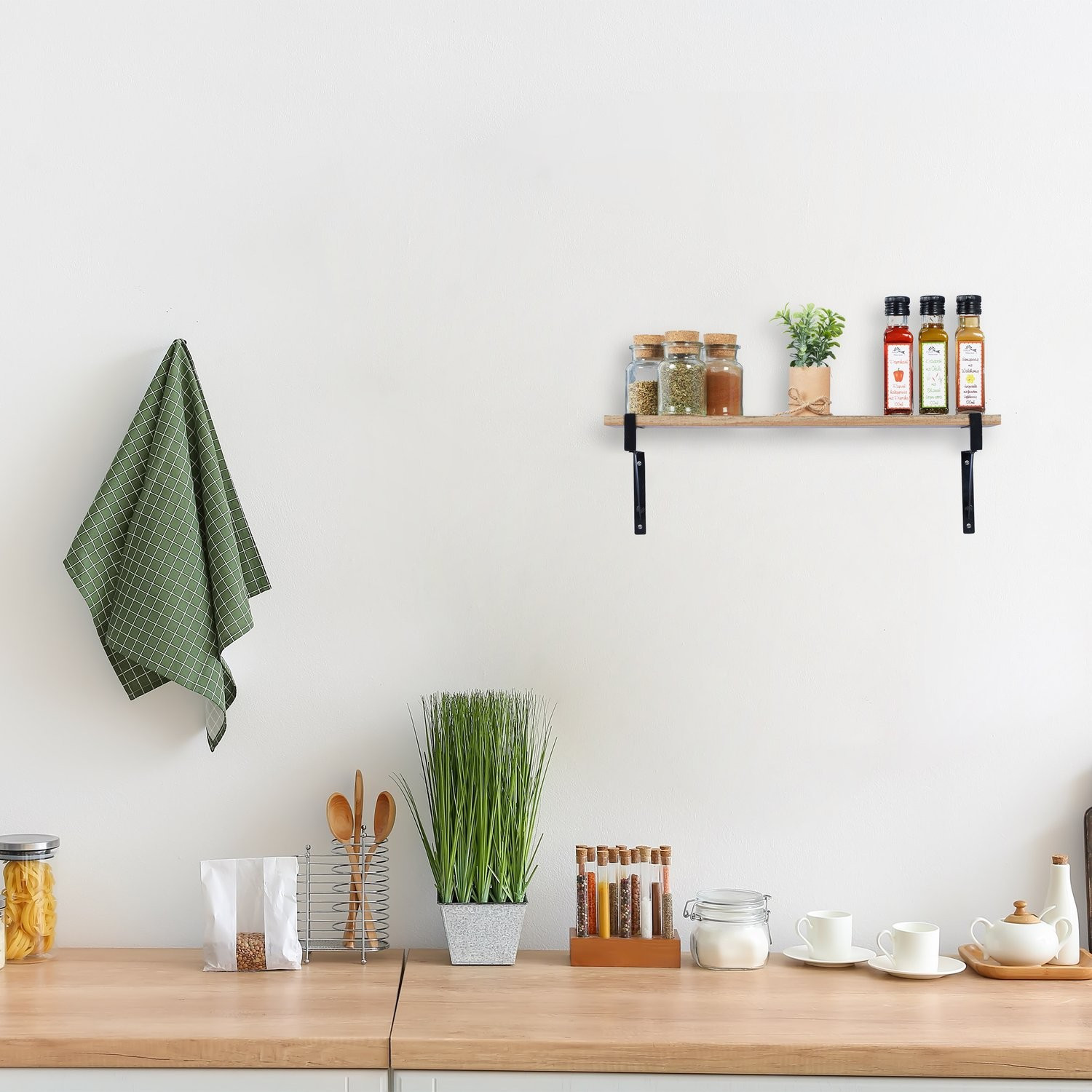 Industriële wandplank