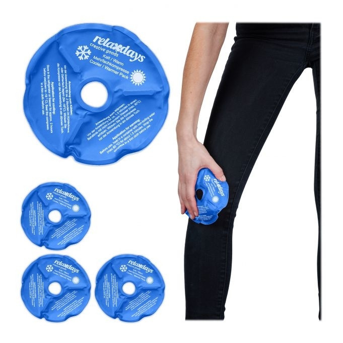 set di 4 ginocchiere in blu