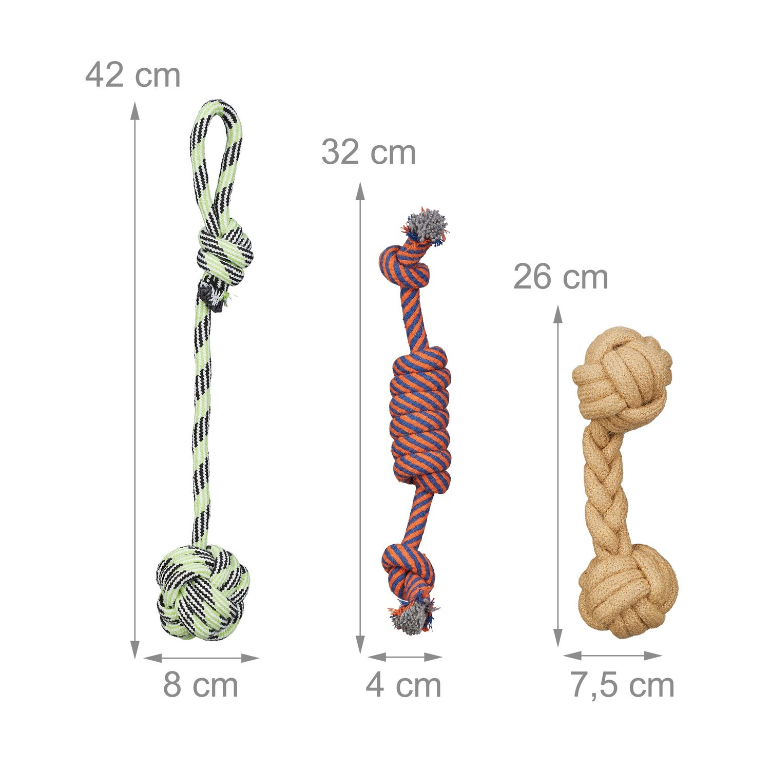 Set di giocattoli per cani 5 pezzi
