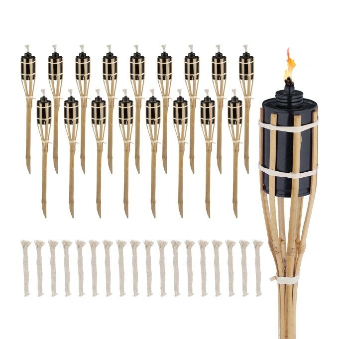Tuinfakkels 50cm set van 18