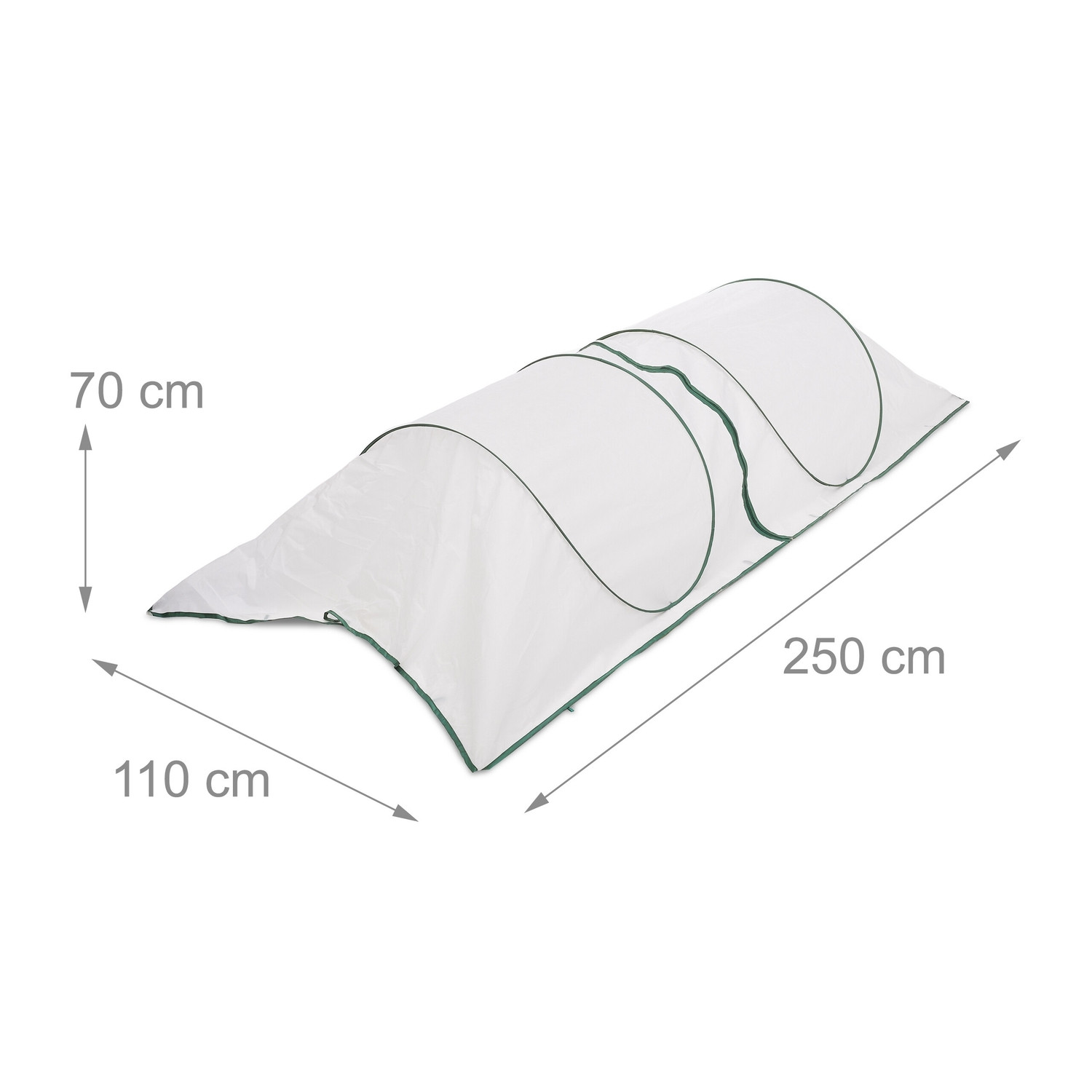 Planting tunnel 2.5 m with pop-up function
