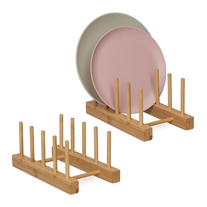 Portapiatti per 4 piatti Set da 2