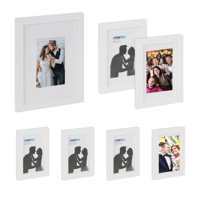 Set mit 7 Bilderrahmen