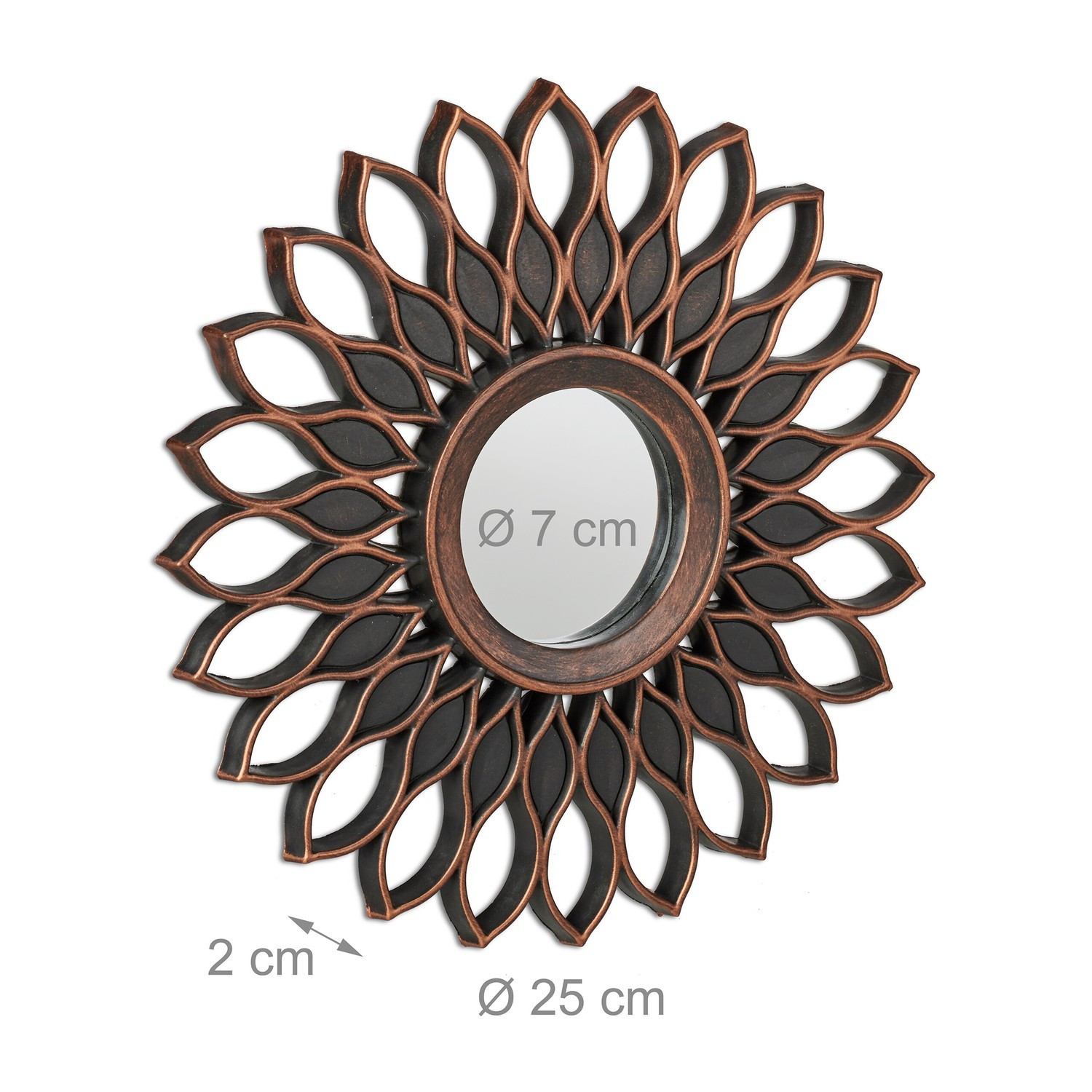 Ensemble de 3 miroirs floraux