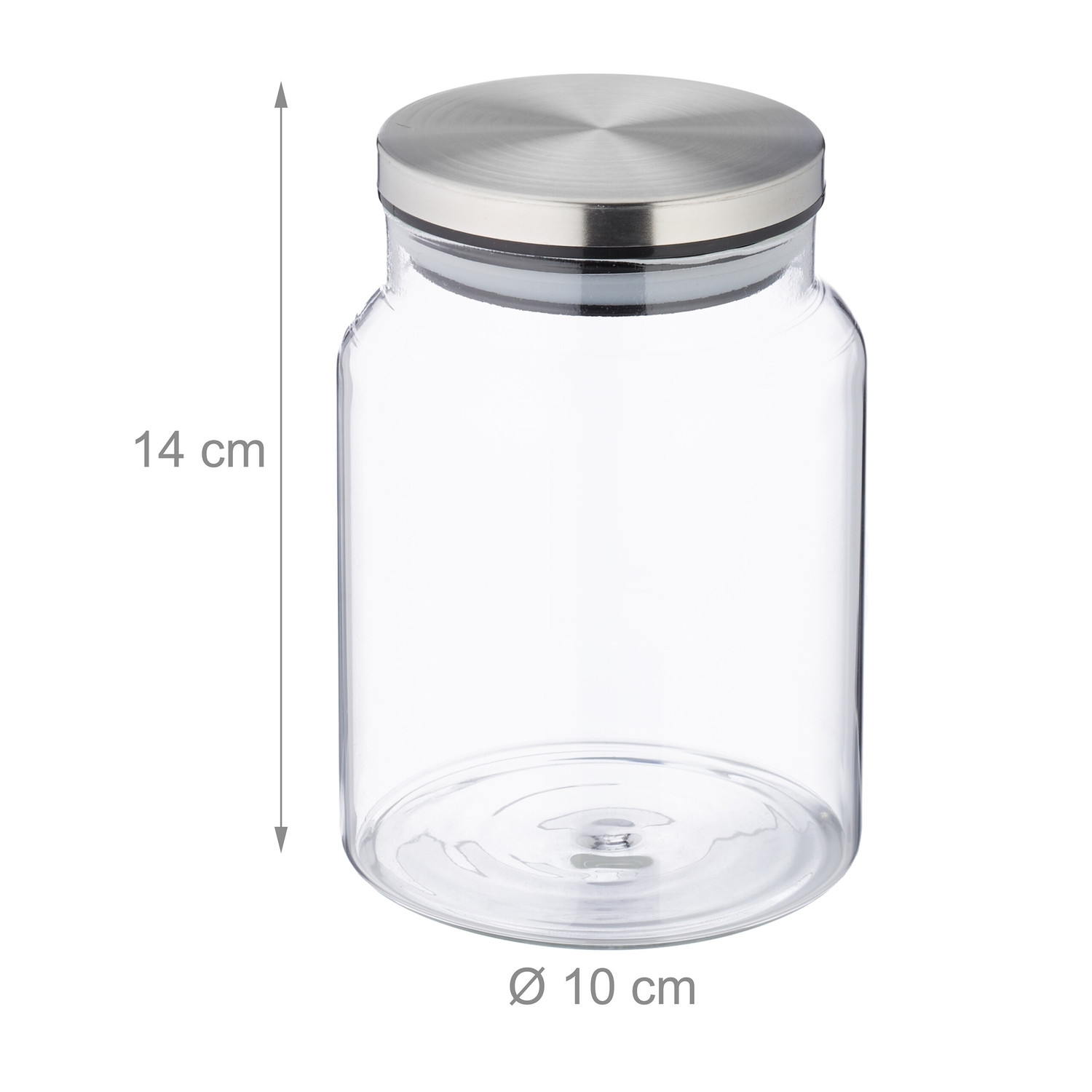 3er-Set Vorratsgläser mit Deckel 700 ml
