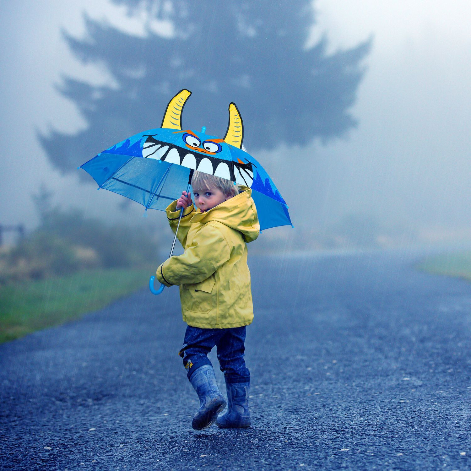 Kinderschirm "Monster"
