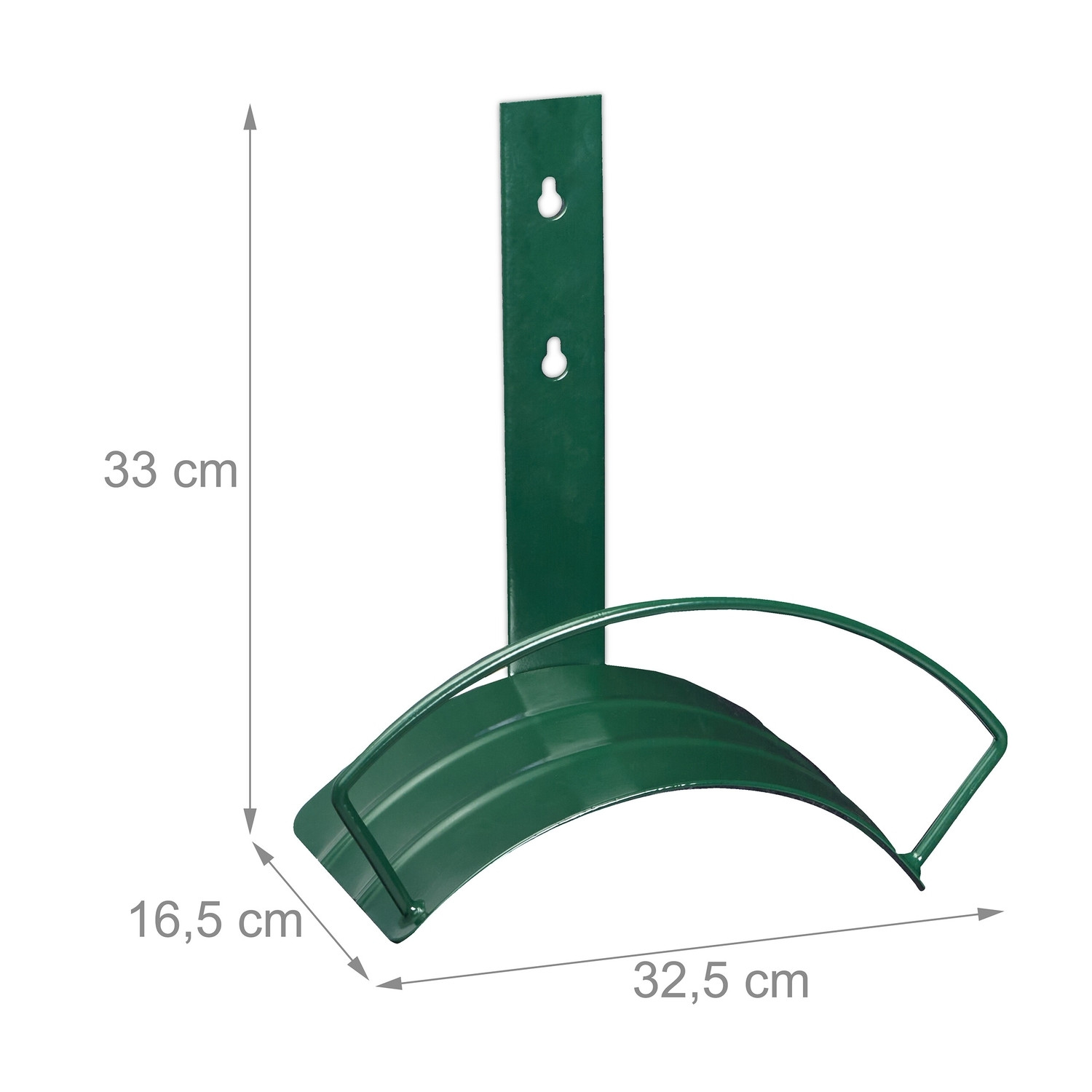 Grüner Schlauchhalter - 3er-Set