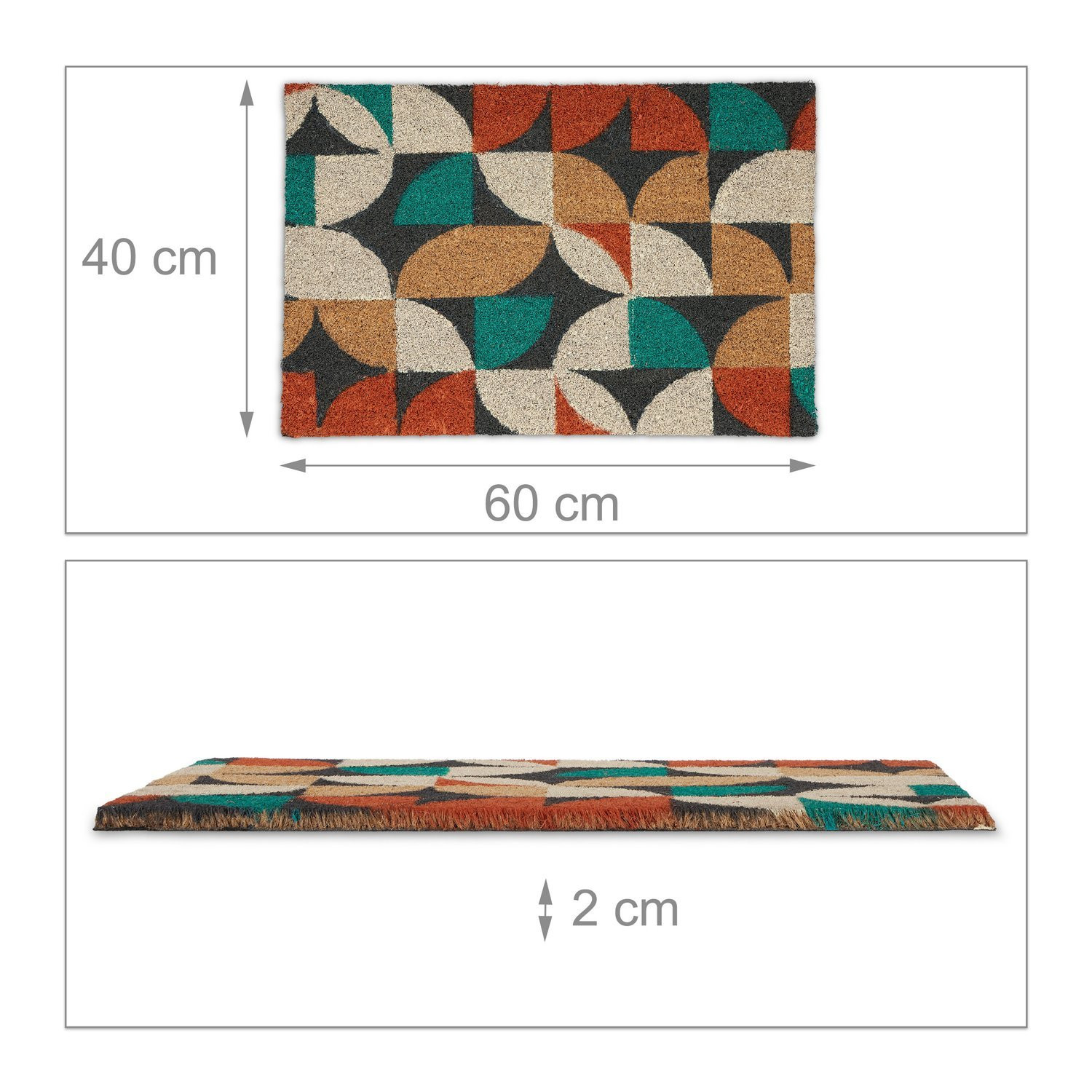 Fußmatte Retro Design