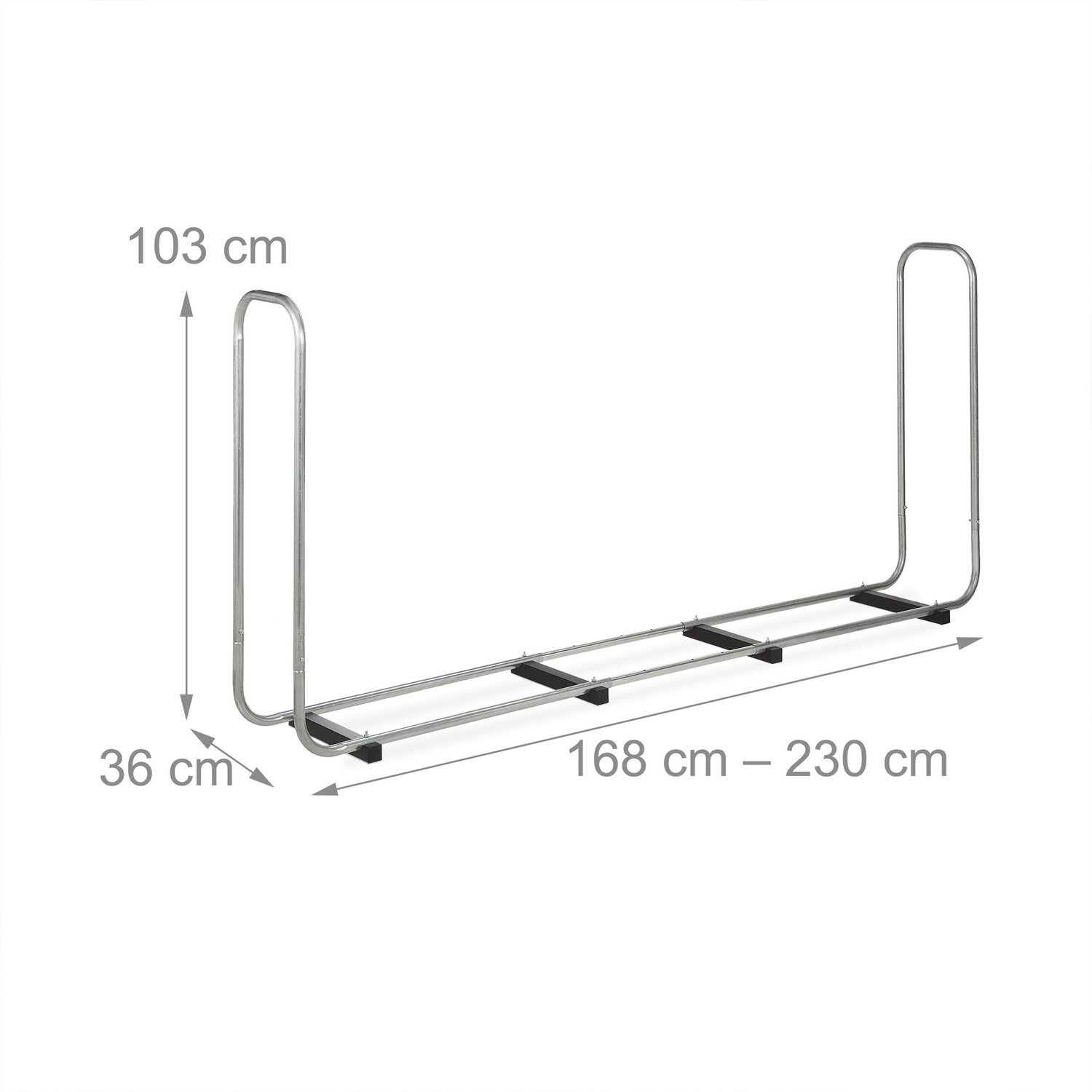 Estante de madera ajustable
