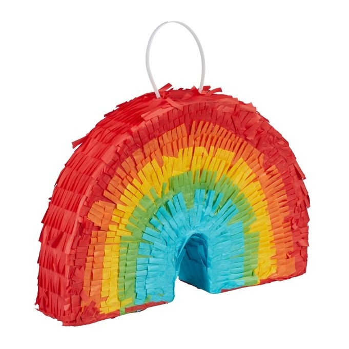 Mini-Piñata Regenbogen