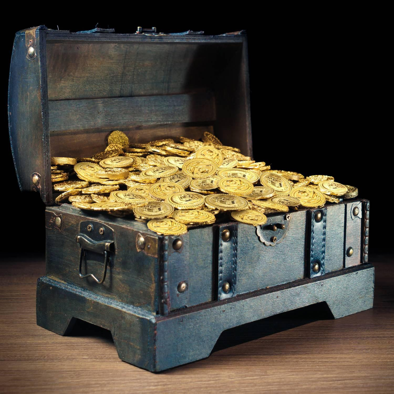 Conjunto de 144 monedas de oro