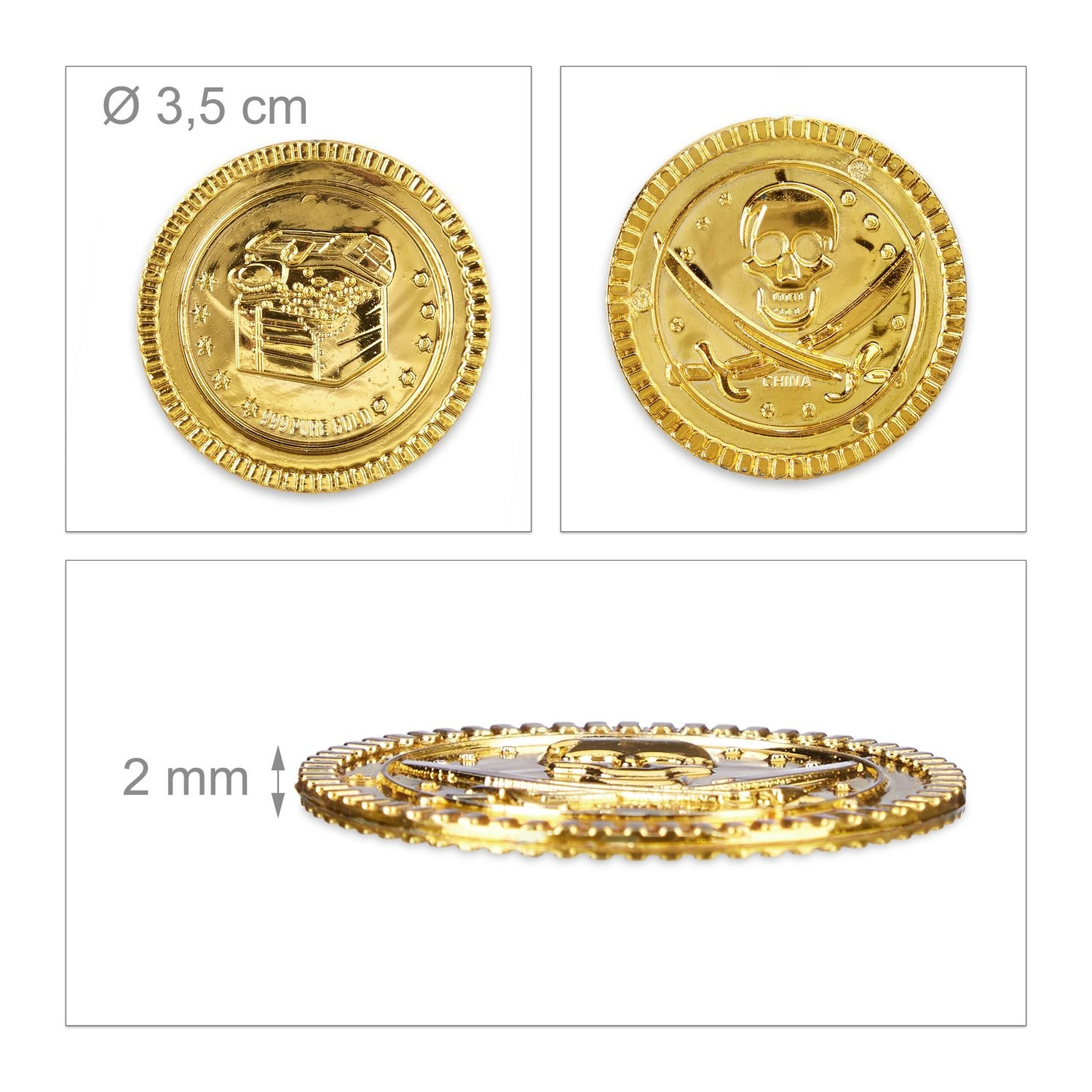 Ensemble de 144 pièces d'or