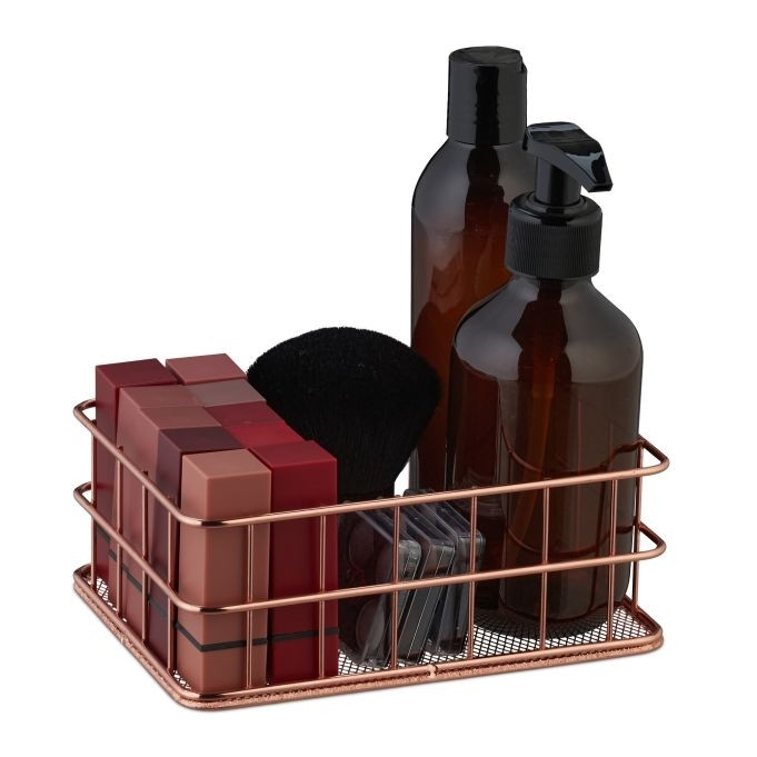 Draadmand roségoud