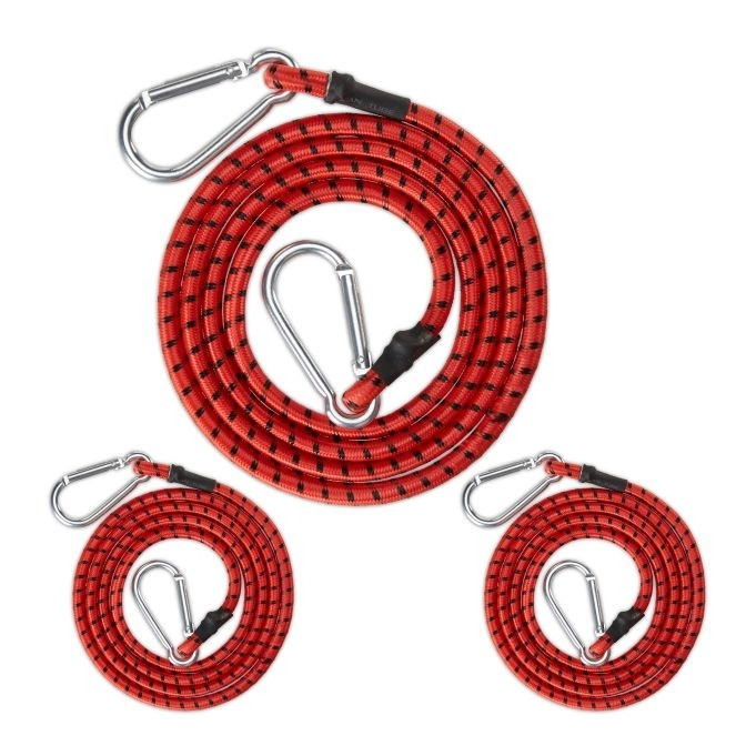 Gummiband 3er Set mit Karabiner