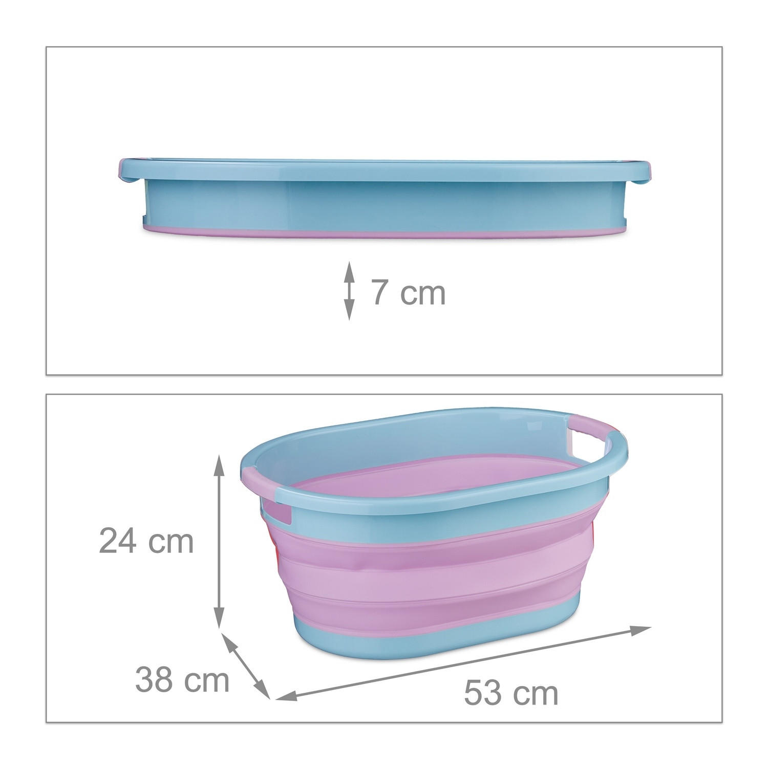 Panier à linge pliable 22 litres