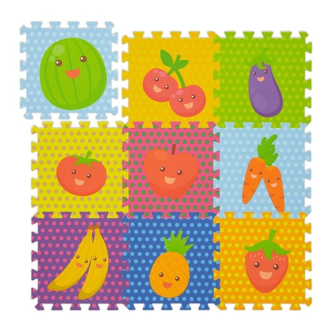Puzzelmat Fruit