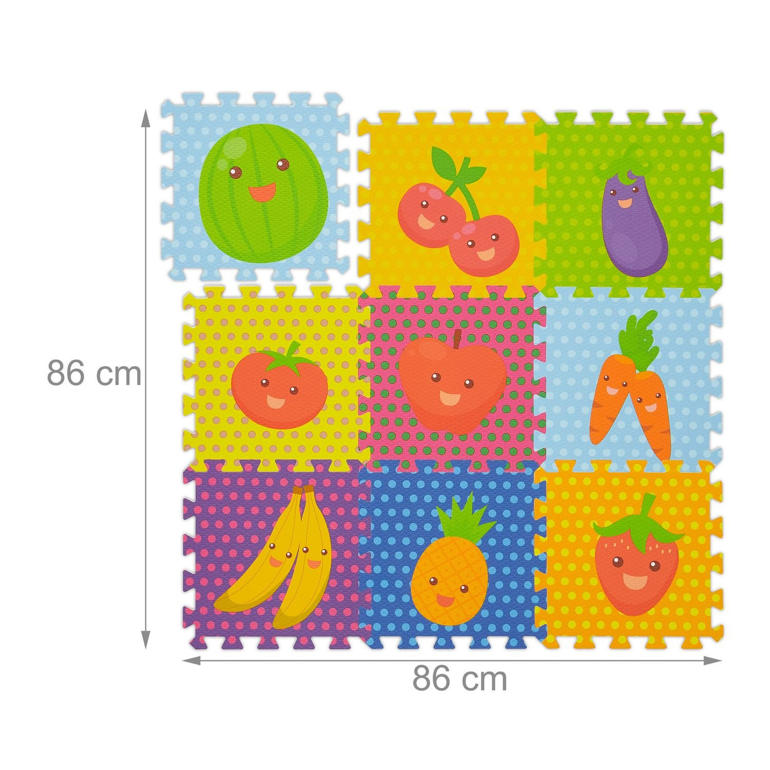Puzzelmat Fruit