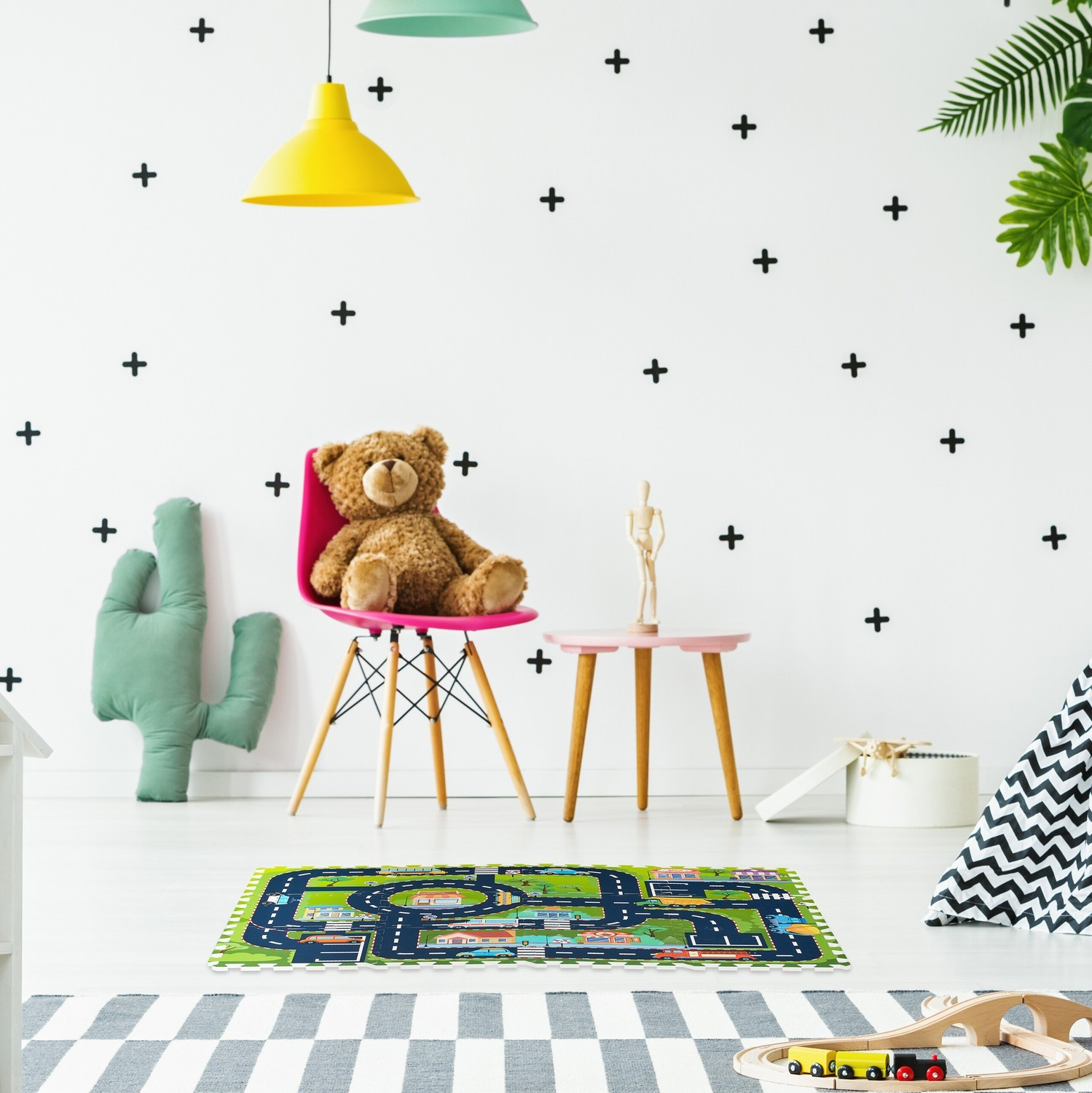 Puzzelmat straat