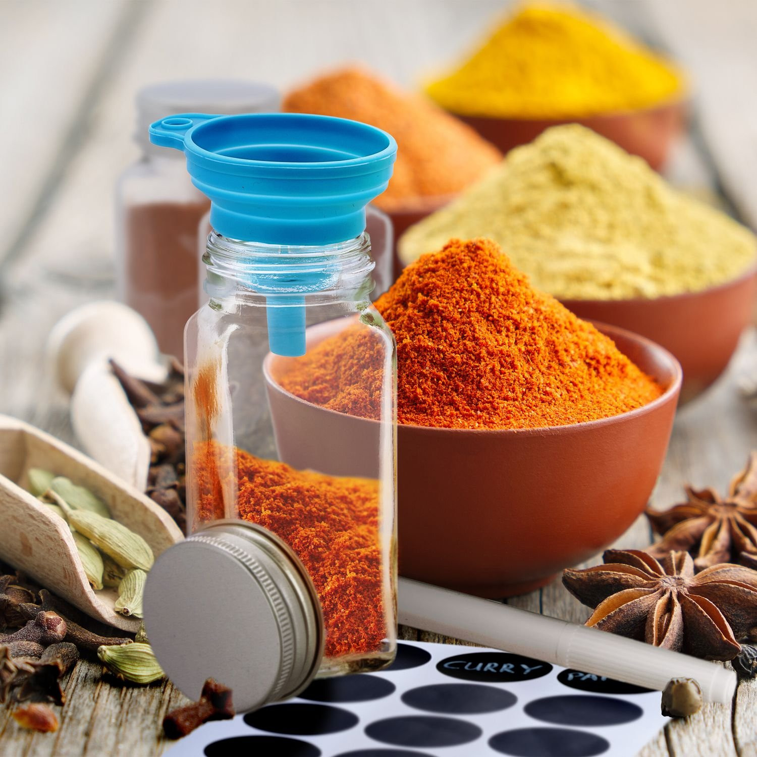 ensemble de 20 pots à épices