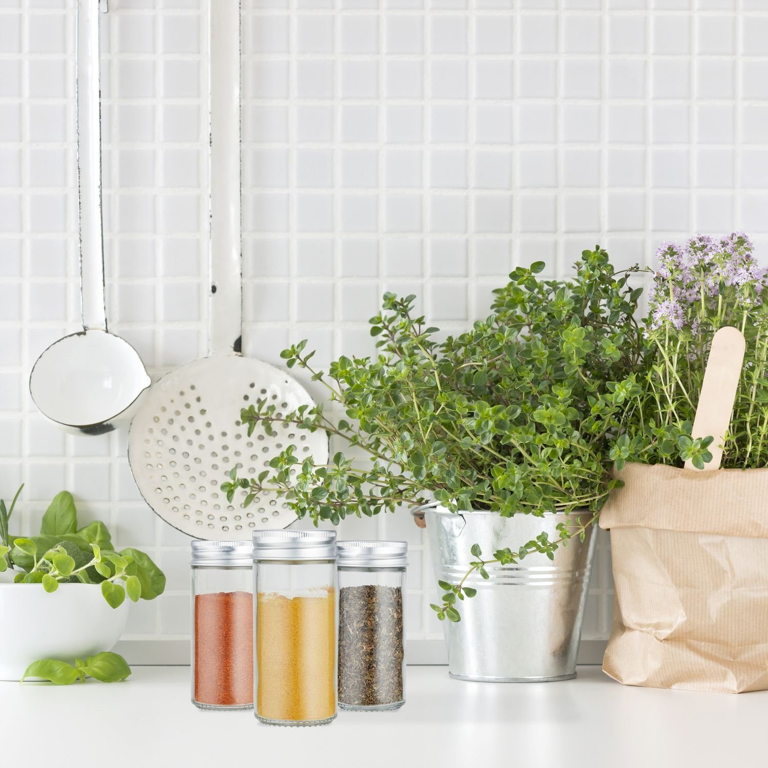 Pots à épices ronds