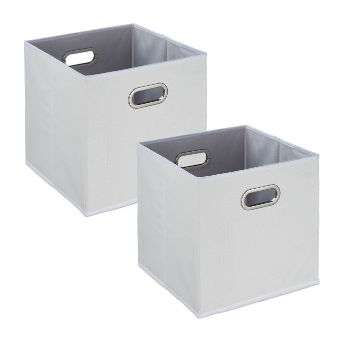 Weiße Aufbewahrungsbox 2er Set