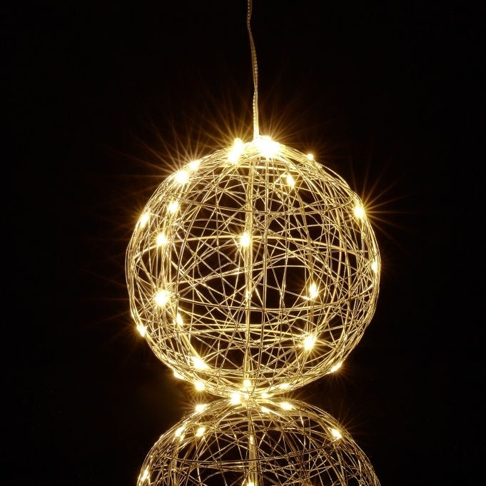 Boule décorative LED 15 cm