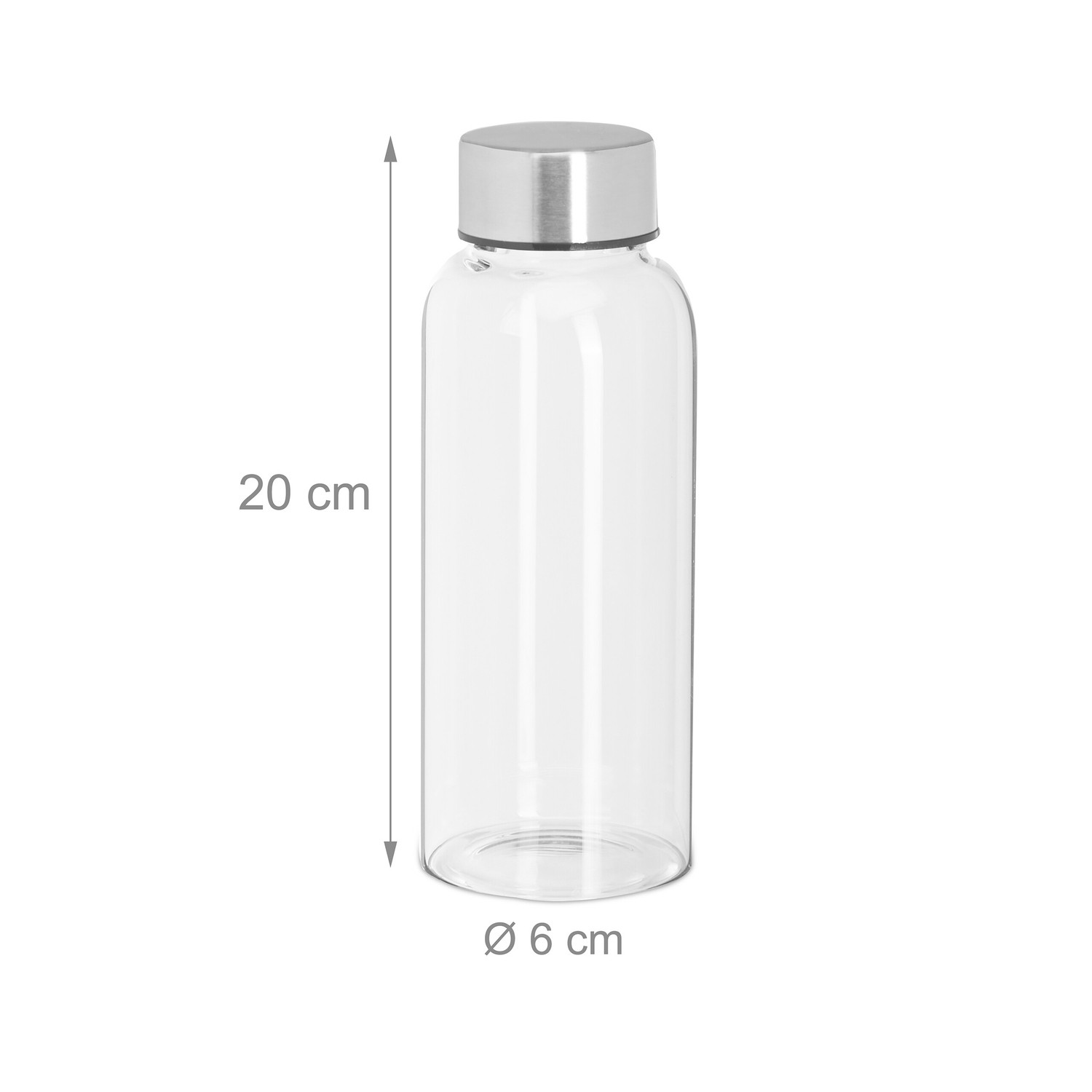 Getränkeflasche Glas 360 ml