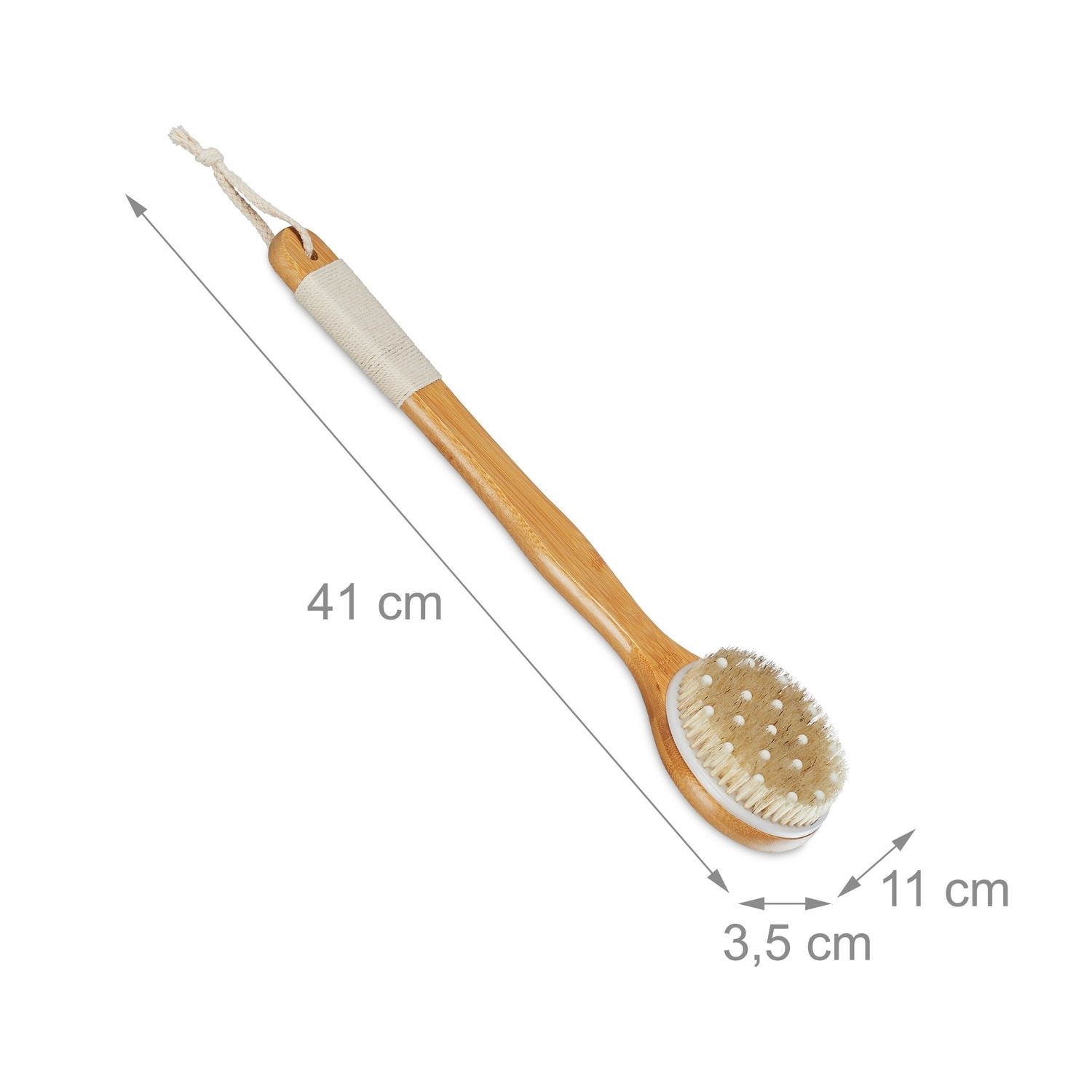 Cepillo de espalda con perillas