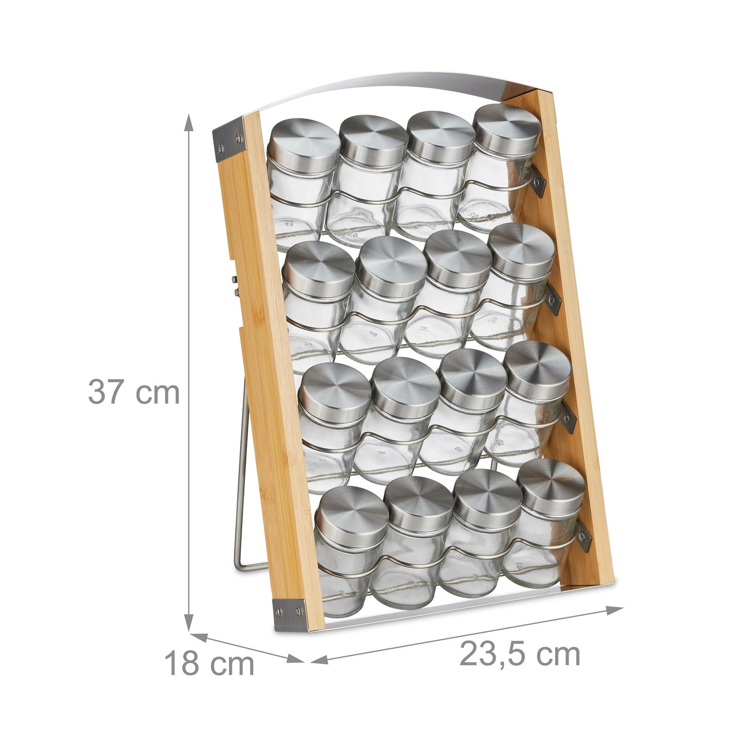 Porta-tempero com 16 copos