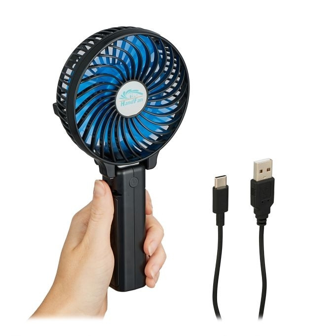 Handventilator met USB-aansluiting