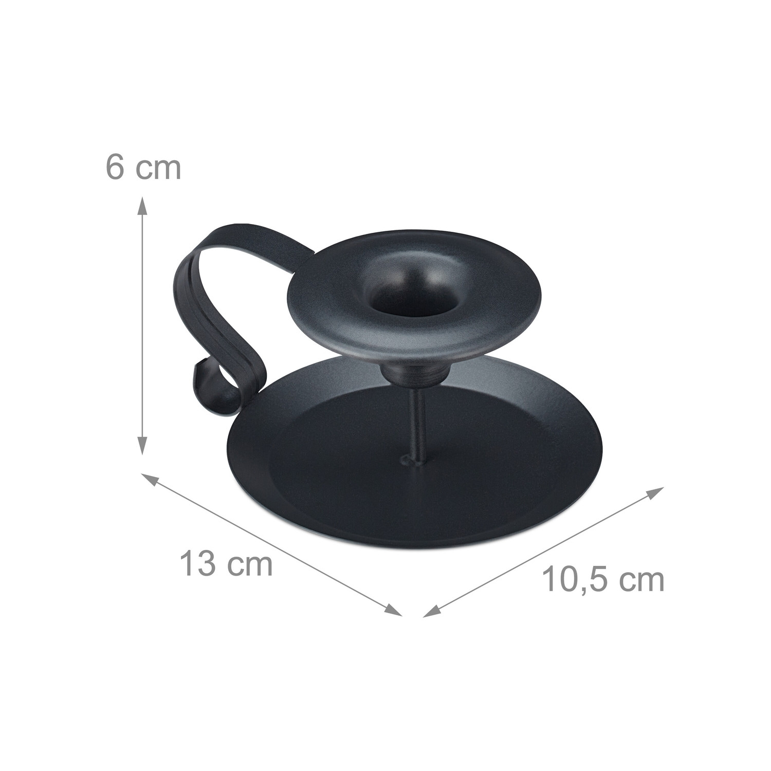 Set di 2 candelieri con manico